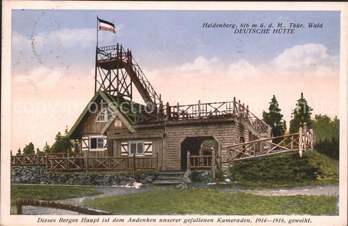 Manebach Heidenberg Deutsche Hütte