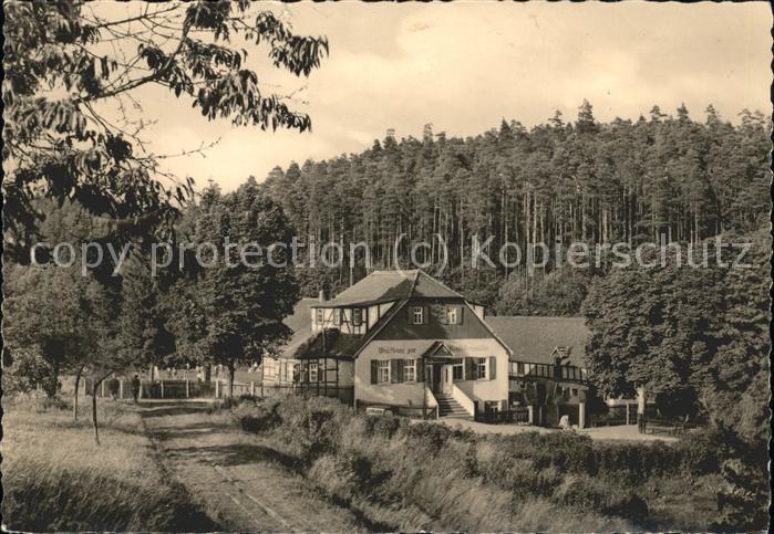 Eisenberg Thueringen Meuschkensmühle im Mühltal