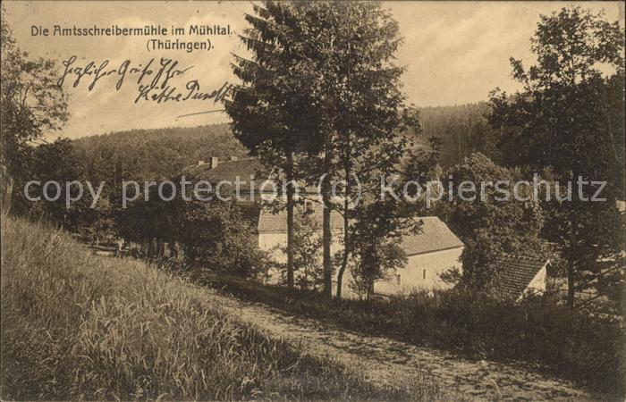 Eisenberg Thueringen Amtsschreibermühle im Mühltal
