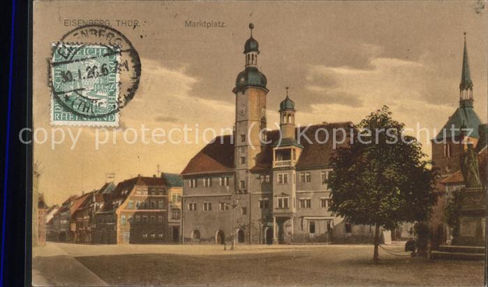 Eisenberg Thueringen Marktplatz