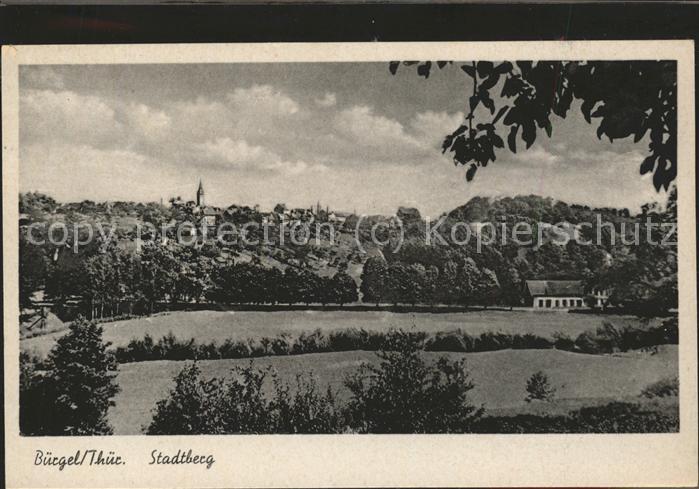 Buergel Thueringen Mit Stadtberg