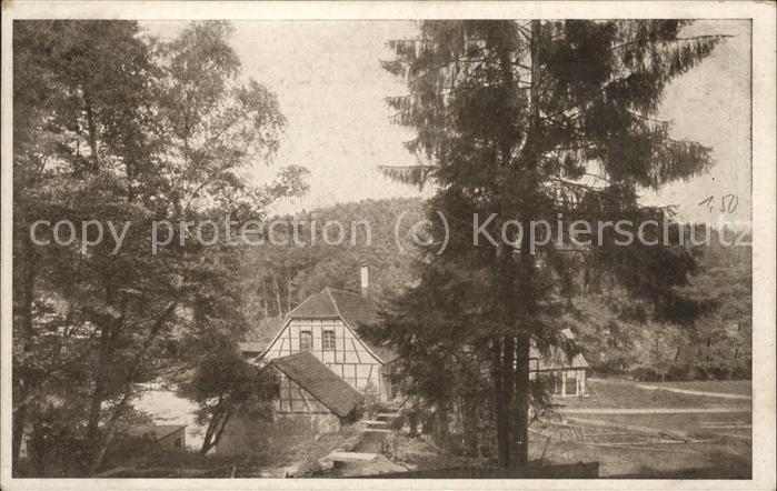 Eisenberg Thueringen Froschmühle im Mühltal