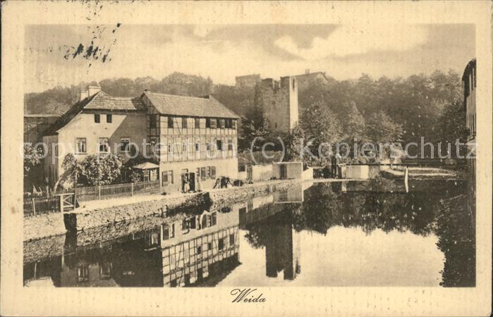 Weida Thueringen Partie am Wasser