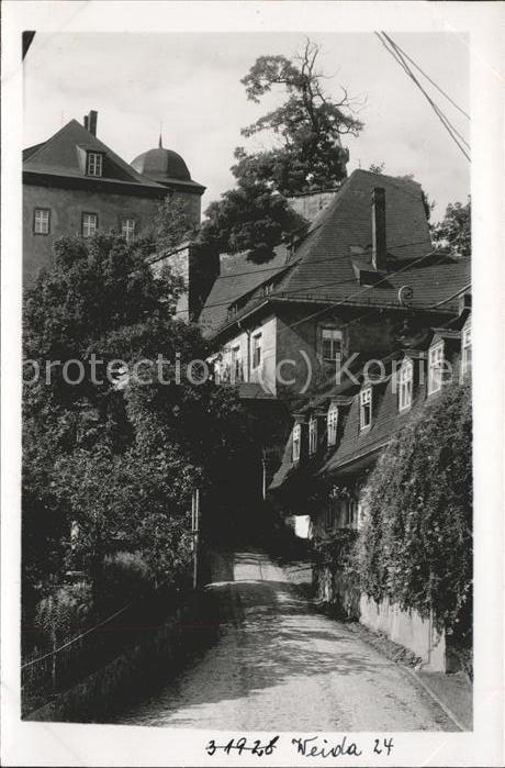 Weida Thueringen Schloss Osterburg im Burghof