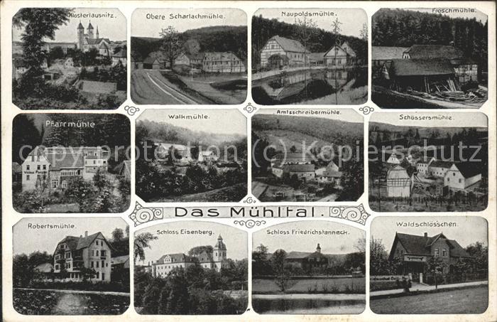 Eisenberg Thueringen Das Mühltal mit div.Mühlen Froschmühle