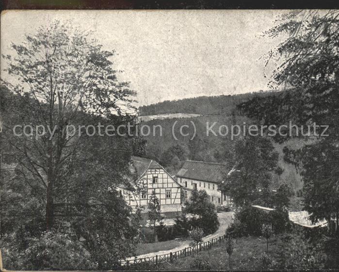 Eisenberg Thueringen Naupoldsmühle im Mühltal