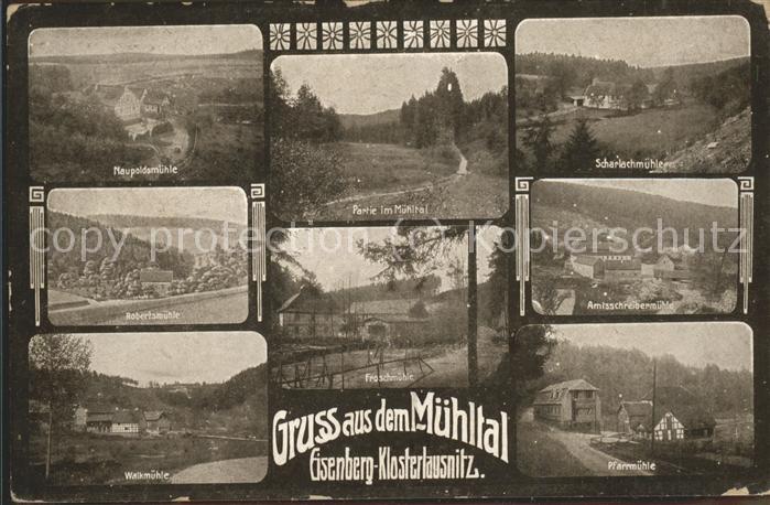 Eisenberg Thueringen Das Mühltal mit div.Mühlen Robertsmühle