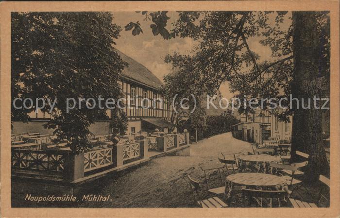 Eisenberg Thueringen Naupoldsmühle im Mühltal