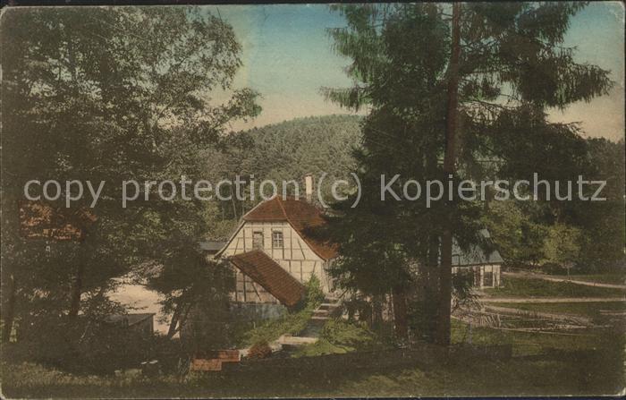 Eisenberg Thueringen Froschmühle im Mühltal