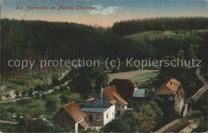Eisenberg Thueringen Pfarrmühle im Mühltal