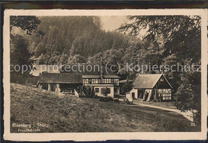 Eisenberg Thueringen Froschmühle im Mühltal