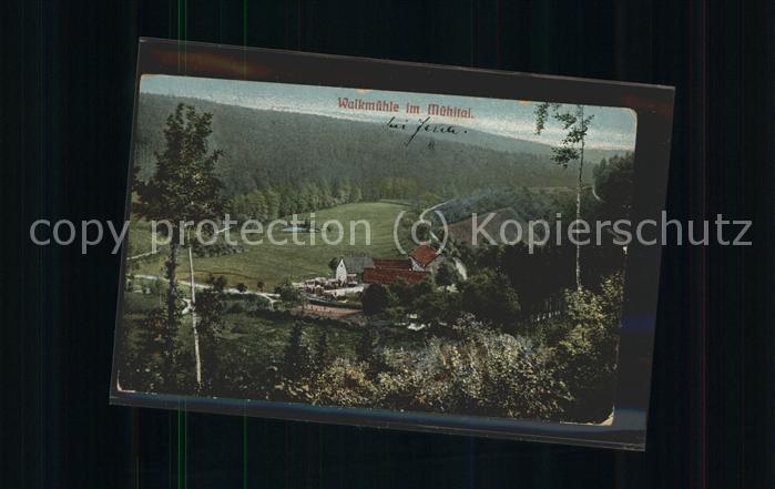 Eisenberg Thueringen Walkmühle im Mühltal