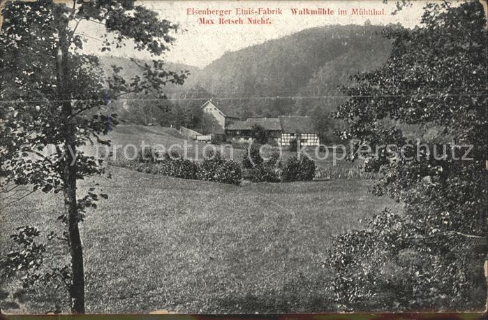 Eisenberg Thueringen Walkmühle im Mühltal