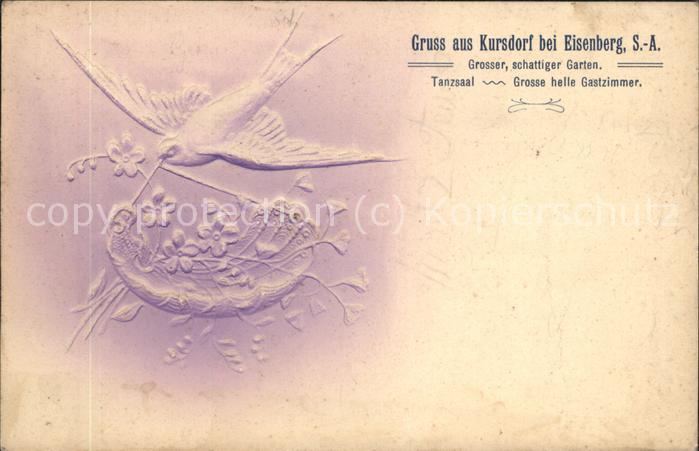 Eisenberg Thueringen Kursdorf (Werbekarte)