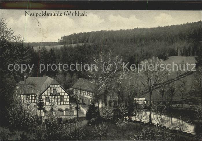 Eisenberg Thueringen Naupoldsmühle im Mühltal