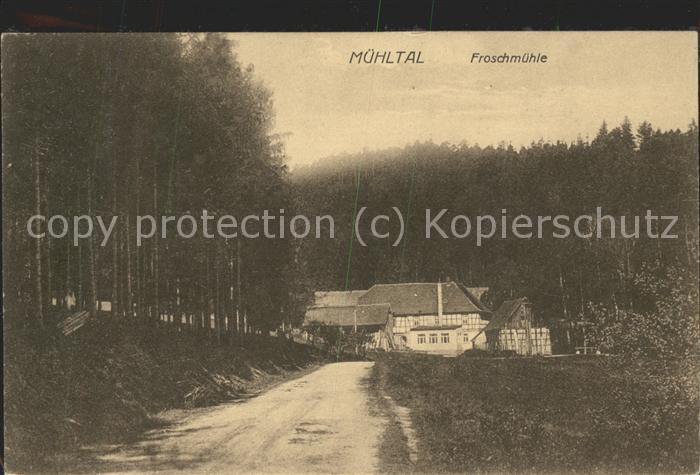 Eisenberg Thueringen Froschmühle im Mühltal