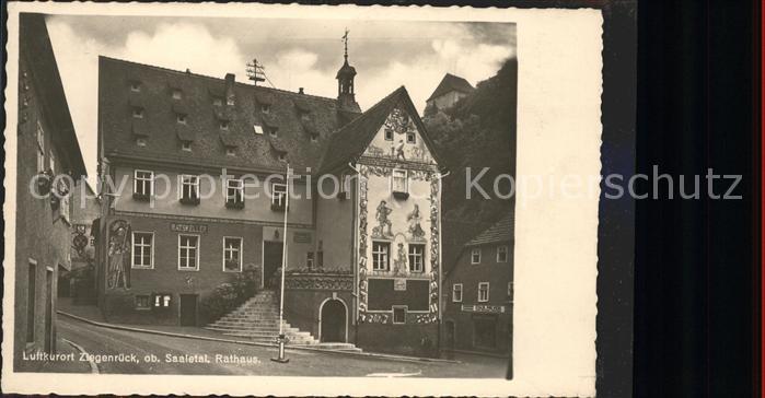 Ziegenrueck Saale Rathaus