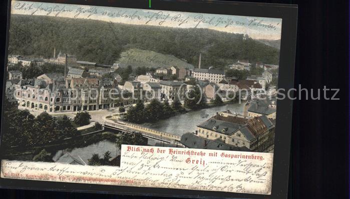 Greiz Thueringen Heinrichstrassse Gasparinenberg