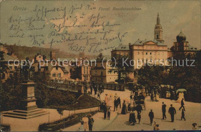 Greiz Thueringen Fürstl. Residenzschloss