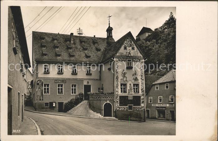 Ziegenrueck Saale Rathaus Gasthaus zum Ratskeller