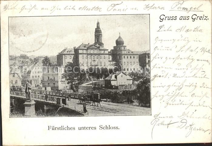 Greiz Thueringen Unteres Schloss