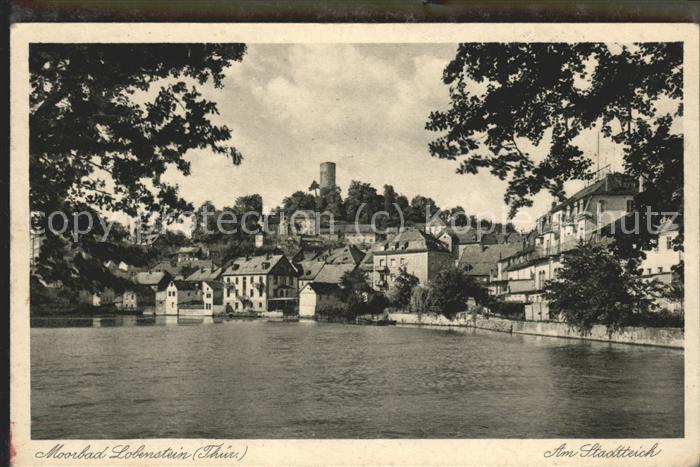 Bad Lobenstein Thueringen Am Stadtteich