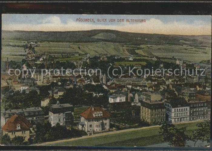 Poessneck von der Altenburg