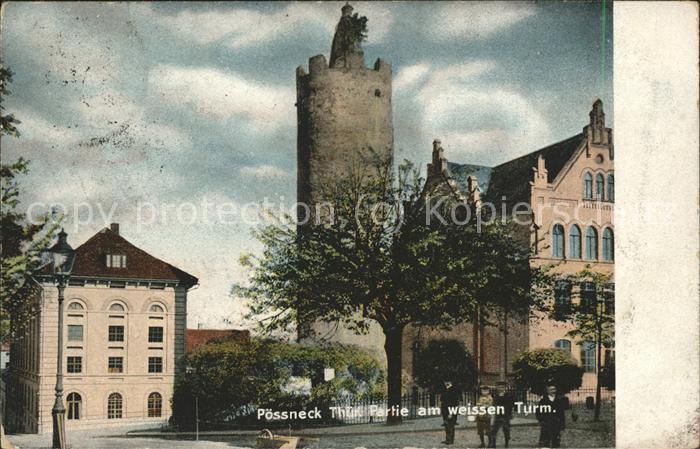 Poessneck am weissen Turm