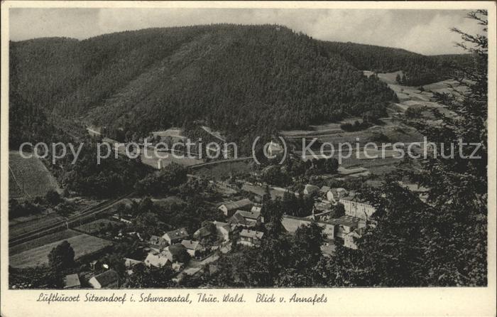 Sitzendorf Thueringen vom Annafels