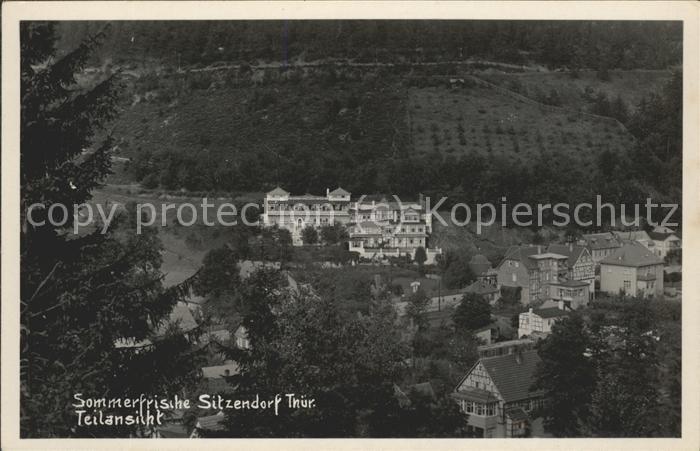 Sitzendorf Thueringen Teilansicht