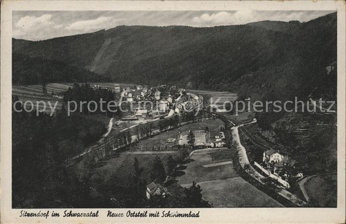 Sitzendorf Thueringen Neuer Ortsteil Schwimmbad