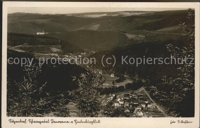 Sitzendorf Thueringen Panorama Hindenburgblick