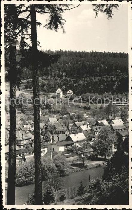 Sitzendorf Thueringen Teilansicht