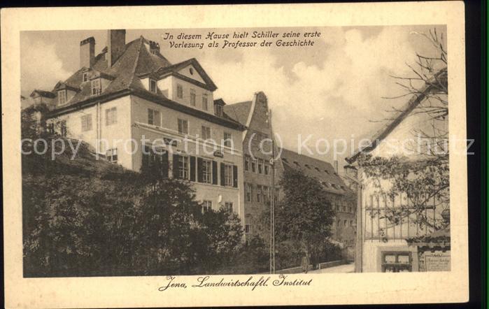 Jena Landwirtschaftliches Institut Schillers