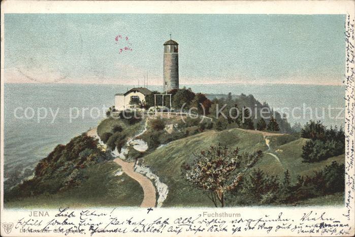 JENA  Thueringen Fuchsturm