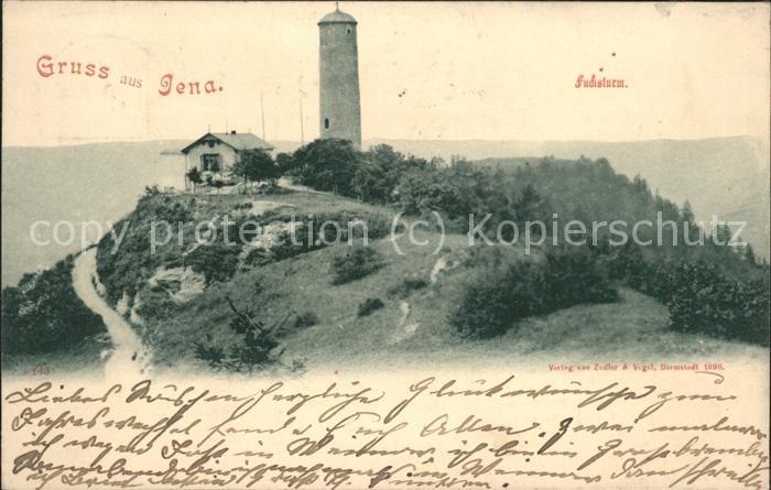 JENA  Thueringen Fuchsturm