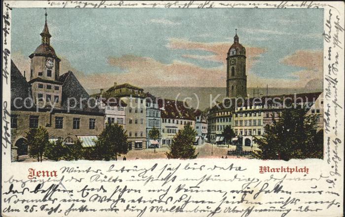 JENA  Thueringen Marktplatz