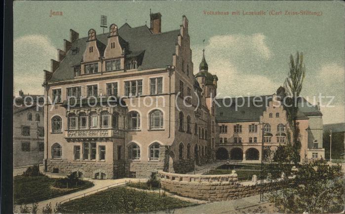 JENA  Thueringen Volkshaus mit Lesehalle Carl-Zeiss-Stiftung