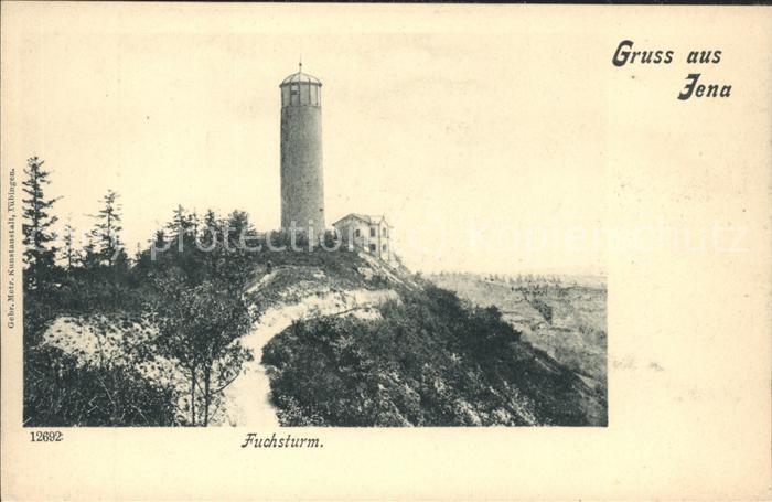 JENA  Thueringen Fuchsturm