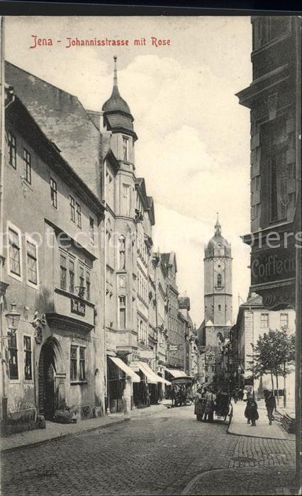 Jena Johannisstrasse mit Rose