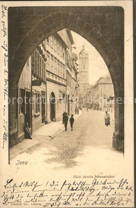 Jena Blick durchs Johannistor