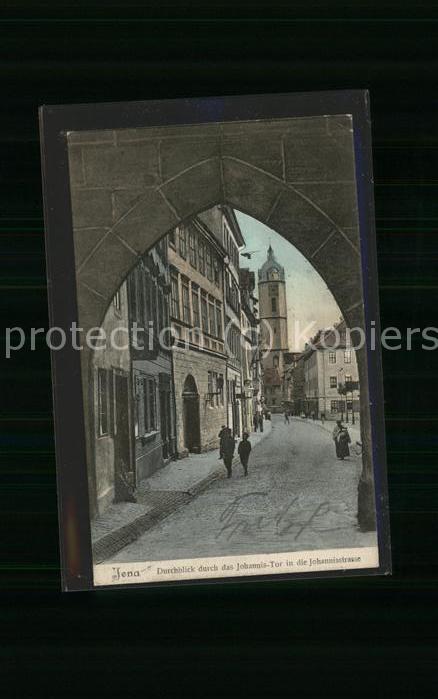 Jena Blick durch Johannistor Johannisstrasse