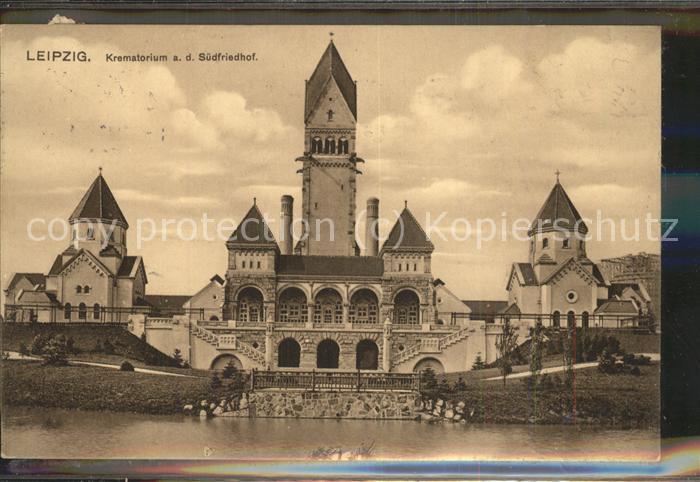 LEIPZIG Sachsen Krematorium a.d.Suedfriedhof
