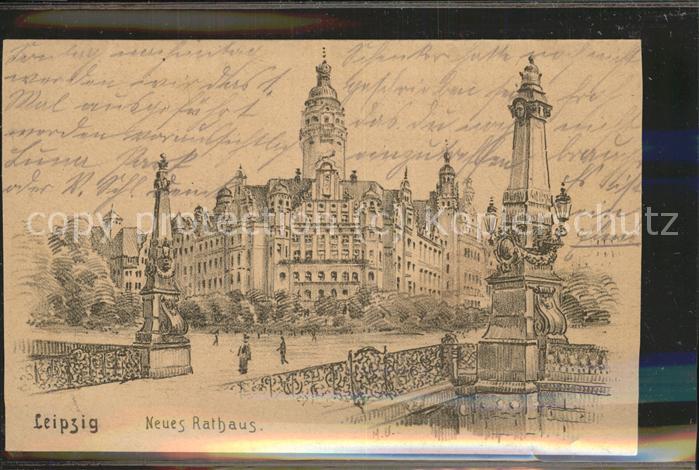 LEIPZIG Sachsen Neues Rathaus
