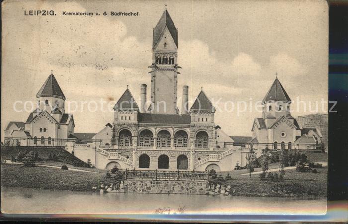 LEIPZIG Sachsen Krematorium a.d.Suedfriedhof