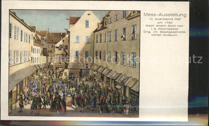 LEIPZIG Sachsen Messe-Ausstellung in Auerbachs-Hof