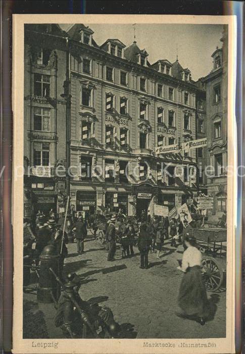 LEIPZIG Sachsen Marktecke (Hainstrasse)