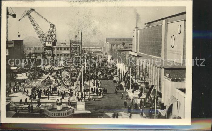 LEIPZIG Sachsen Messegelaende (Technische Messe + Stempel)