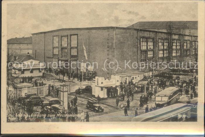 LEIPZIG Sachsen Messegelaende (Eingang)