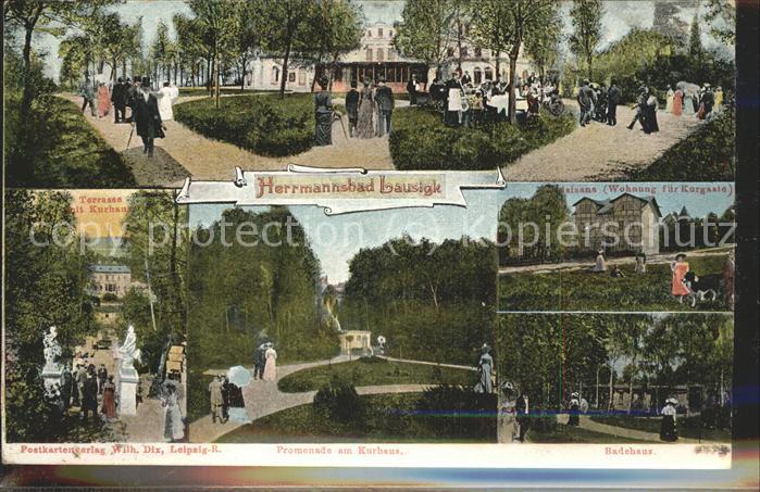 Bad Lausick Herrmannsbad mit Badehaus u.Park